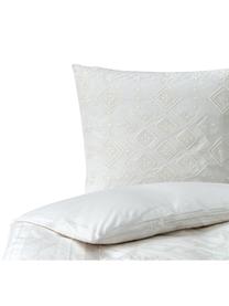 Housse de couette coton brodé blanc Elaine, 100 % coton
Densité du fil 140 fils au pouce carré, qualité standard

Le linge en coton procure une agréable sensation de douceur sur la peau, absorbe bien l'humidité et convient aux personnes allergiques, Blanc, larg. 140 x long. 200 cm