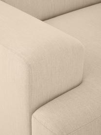 Ecksofa Melva (4-Sitzer), Bezug: 100% Polyester Der hochwe, Gestell: Massives Kiefernholz, Spa, Webstoff Beige, B 319 x T 196 cm, Eckteil links