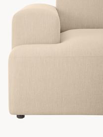 Ecksofa Melva (4-Sitzer), Bezug: 100% Polyester Der hochwe, Gestell: Massives Kiefernholz, Spa, Füße: Kunststoff Dieses Produkt, Webstoff Beige, B 319 x T 196 cm, Eckteil links