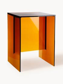 Table d'appoint design Max-Beam, Plastique, Ambré, larg. 33 x haut. 47 cm