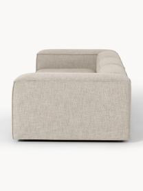 Modulares Sofa Lennon (4-Sitzer) aus Leinen-Mix, Bezug: 50 % Viskose, 25 % Leinen, Gestell: Fichtenholz, Sperrholz, m, Füße: Kunststoff Dieses Produkt, Leinen-Mix Grau, B 327 x T 119 cm