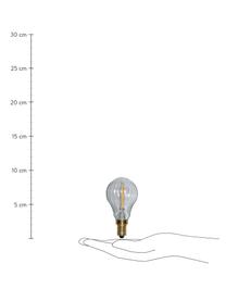 E14 Leuchtmittel, 50lm, dimmbar, warmweiß, 1 Stück, Leuchtmittelschirm: Glas, Leuchtmittelfassung: Aluminium, Transparent, Ø 5 x H 9 cm