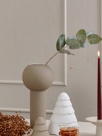 Albero di Natale decorativo beige Snowy, Ceramica, Beige opaco, Ø 17 cm