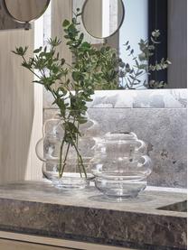 Sklenená váza Bubble, V 21 cm, Sklo, Priehľadná, Ø 20 x V 21 cm