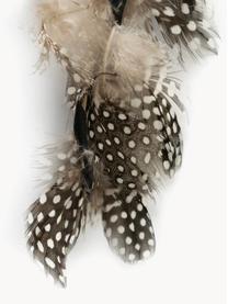 Girlanda z peria Fedula, 110 cm, Kuracie perie, plast, Odtiene hnedej, D 110 cm