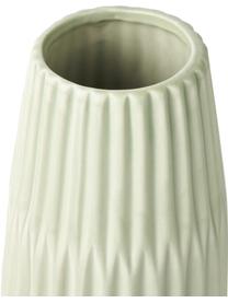 Vases vert sauge Esko, 2 élém., Porcelaine, Vert sauge, De différentes tailles