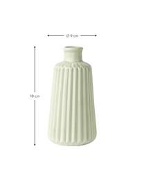 Vases vert sauge Esko, 2 élém., Porcelaine, Vert sauge, De différentes tailles