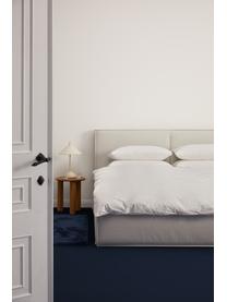 Gestoffeerd bed Dream, Bekleding: polyester (gestructureerd, Frame: massief grenenhout en pla, Geweven stof greige, B 180 x L 200 cm