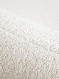Nierensofa Alba (2-Sitzer) aus Teddyfell, Bezug: Teddy (100% Polyester) De, Gestell: Massives Fichtenholz, FSC, Füße: Kunststoff, Teddy Off White, B 185 x T 114 cm, Rückenlehne rechts