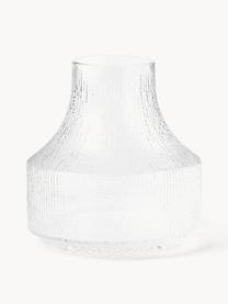 Mondgeblazen vaas Ultima Thule, H 19 cm, Mondgeblazen glas, Transparant, Ø 18 x H 19 cm