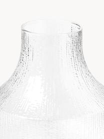 Ručně foukaná váza Ultima Thule, V 19 cm, Foukané sklo, Transparentní, Ø 18 cm, V 19 cm