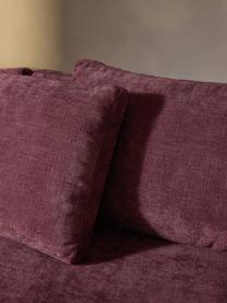 Sofa-Kissen Tribeca, Hülle: 100 % Polyester, Webstoff Aubergine, B 50 x L 50 cm