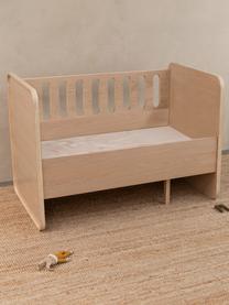 Babybett Form mit Erweiterung zum Kinderbett, 70 x 120/160 cm, Eichenholzfurnier

Dieses Produkt wird aus nachhaltig gewonnenem, FSC®-zertifiziertem Holz gefertigt., Eichenholz, B 70 x L 120/160 cm