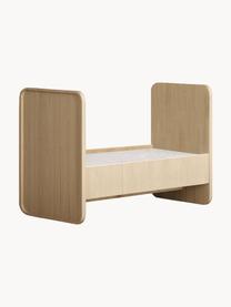 Babybett Form mit Erweiterung zum Kinderbett, 70 x 120/160 cm, Eichenholzfurnier

Dieses Produkt wird aus nachhaltig gewonnenem, FSC®-zertifiziertem Holz gefertigt., Eichenholz, B 70 x L 120/160 cm