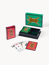 Spielkarten-Set Tiger, Kunststoff, Papier, Tiger, Set mit verschiedenen Grössen