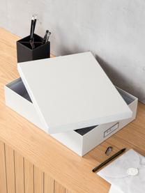 Caja Oskar, Caja: cartón laminado macizo (1, Greige, An 26 x Al 9 cm
