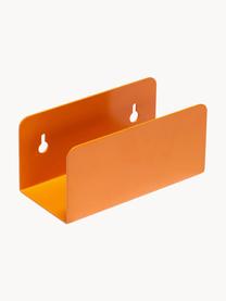 Portariviste da parete in metallo Clutch, Metallo rivestito, Arancione, Larg. 15 x Prof. 7 cm