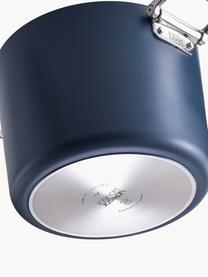 Pentola con rivestimento antiaderente Space, Coperchio: vetro temperato, Grigio-blu, argentato, Ø 25 x H 25 cm, 8 l