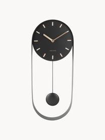 Reloj de pared Charm, Acero pintado, Gris antracita, An 20 x Al 50 cm