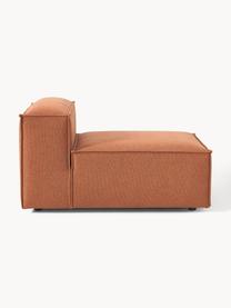 Middelste module Lennon, Bekleding: 100% polyester De slijtva, Frame: massief grenenhout, multi, Poten: kunststof Dit product is , Geweven stof terracotta, B 89 x D 119 cm