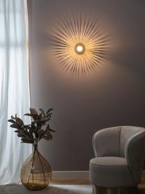 Design wandlamp Mendoza, Lampenkap: gecoat metaal, Goudkleurig, Ø 33 cm