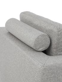 Fauteuil lounge Cucita, Tissu gris, larg. 98 x prof. 94 cm
