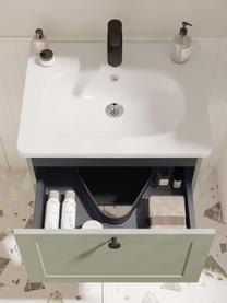 Lavabo con mobiletto Rafaella, larg. 60 cm, Manico: alluminio rivestito, Verde salvia, Larg. 60 x Alt. 42 cm