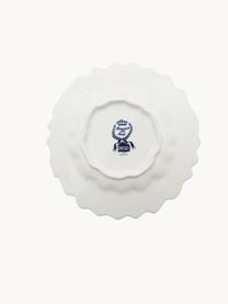 Talerz śniadaniowy z porcelany Classic On Acid, Porcelana, Biały, odcienie niebieskiego, Ø 22 cm
