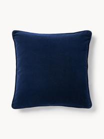 Housse de coussin en velours Dana, 100 % coton

Le matériau est certifié STANDARD 100 OEKO-TEX®, 21.HCN.84376, Hohenstein, Bleu marine, larg. 40 x long. 40 cm