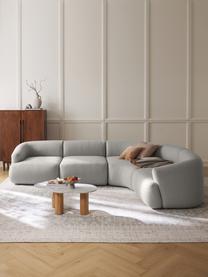 Modulares Ecksofa Sofia (4-Sitzer), Bezug: 100 % Polypropylen Der ho, Gestell: Fichtenholz, Spanplatte, , Füße: Kunststoff Das in diesem , Webstoff Grau, B 312 x T 235 cm