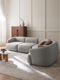 Modulares Ecksofa Sofia (4-Sitzer), Bezug: 100 % Polypropylen Der ho, Gestell: Fichtenholz, Spanplatte, , Füße: Kunststoff Das in diesem , Webstoff Grau, B 312 x T 235 cm