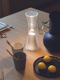 Lampa stołowa LED Come Together, Tworzywo sztuczne, aluminium powlekane, Biały, S 9 x W 27 cm