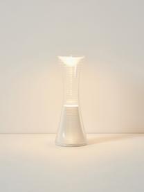 Stolová LED lampa Come Together, Plast, potiahnutý hliník, Biela, Š 9 x V 27