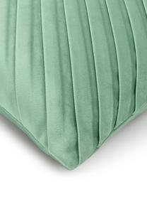 Housse de coussin 45x45 velours vert sauge Lucie, 100 % velours de polyester
Veuillez considérer que la couleur du velours paraît plus claire ou plus foncée en fonction de la source lumineuse et de l'orientation des fibres, Vert sauge, larg. 45 x long. 45 cm