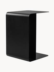 Mesa auxiliar artesanal Cosmo, Chapa de acero con pintura en polvo, Negro, An 60 x Al 40 cm