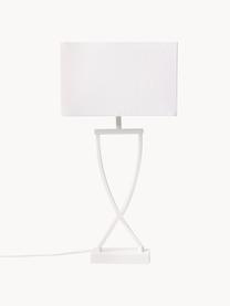 Lampa stołowa Vanessa, Biały, S 27 x W 52 cm