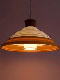 Pendelleuchte CL5, Lampenschirm: Silikon, Kunststoff, Orange, Weiss, Rostrot, Ø 41 x H 22 cm