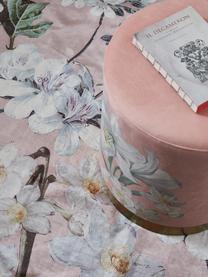 Teppich Rosalee mit Blumenmuster, 60% Polyester, 30% thermoplastisches Polyurethan, 10% Baumwolle, Rosa, Mehrfarbig, B 180 x L 240 cm (Größe M)