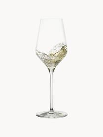 Kristall-Weißweingläser Quatrophil, 6 Stück, Kristallglas, Transparent, Ø 8 x H 25 cm, 405 ml