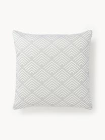 Housse de coussin 40x40 avec motif graphique Milano, 100 % polyacrylique

Le matériau est certifié STANDARD 100 OEKO-TEX®, 2016OKO494, AITEX, Gris clair, blanc, larg. 40 x long. 40 cm