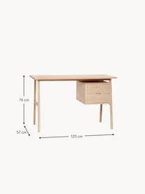 Houten bureau Architect, Eikenhoutfineer, eikenhout

Dit product is gemaakt van duurzaam geproduceerd, FSC®-gecertificeerd hout., Eikenhout, B 120 x D 57 cm