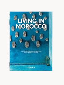Ilustrovaná kniha Living in Morocco, Papír, pevná vazba, Living in Morocco, Š 16 cm, V 22 cm