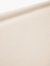 Cama continental Premium Violet, Patas: madera de abedul maciza l, Tejido blanco crema, An 140 x L 200 cm, dureza H2