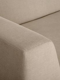 Sofa modułowa Grant (3-osobowa), Tapicerka: bawełna Dzięki tkaninie w, Nogi: lite drewno bukowe z cert, Beżowa tkanina, S 266 x G 106 cm