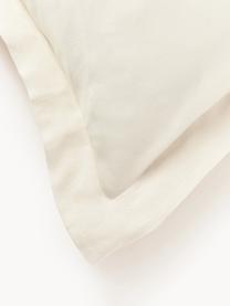 Leinen-Kopfkissenbezug Malia, Off White, B 40 x L 80 cm
