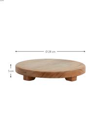 Piatto da portata in legno di acacia Safran, Legno di acacia, Marrone, Ø 28 cm