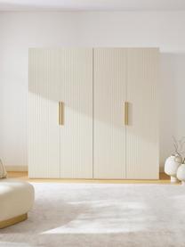 Armoire modulaire à portes battantes Simone, larg. 200 cm, plusieurs variantes, Bois, beige clair, Basic Interior, larg. 200 x haut. 200 cm