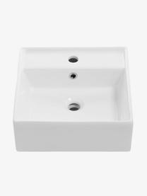 Set lavabo doppio Perth 7 pz, Superficie dello specchio: vetro a specchio, Bianco, Set in varie misure