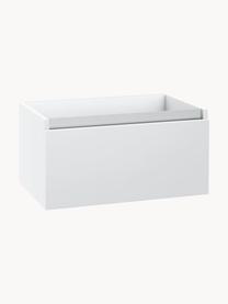 Set de salle de bain double vasque Perth, 7 élém., Blanc, Lot tailles variées