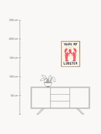 Plagát You're My Lobster, Papier
Tento produkt je vyrobený z trvalo udržateľného dreva s certifikátom FSC®., Koralovočervená, lomená biela, Š 70 x V 100 cm